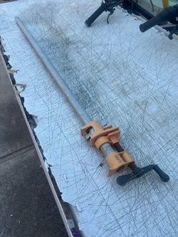 Jorgensen Pipe Clamp on Metal Bar