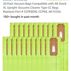 20 Pack Vacuum Bags 