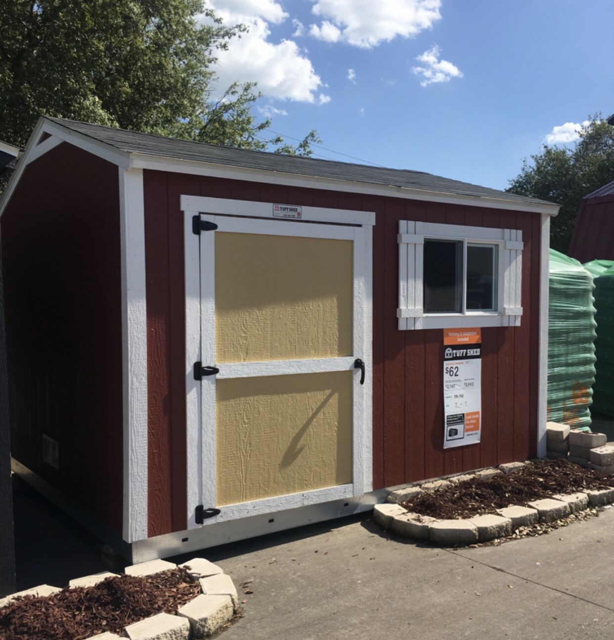 Tuff Shed Sundance TR700 10 x 12, with upgraded Lifetime Dimensional Shingles and Smartfloor. Also has Radiant Barrier Roof Decking to keep it coole