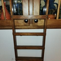 100 Yr Old 1904 Hanging Shelves 20"H x 14"W Flower Nails 