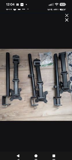 Desk Clamp Monitor Mount Arms – Set of 3