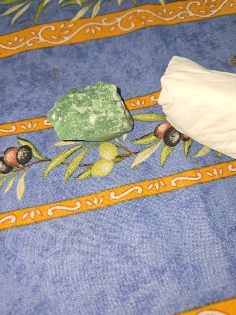 Raw Green Jade 