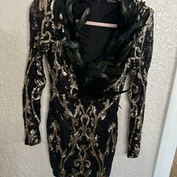 1920S SEQUINED FLAPPER DRESS