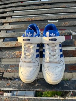 Adidas Forum Sneakers Blue/White - Women’s 6.5/Men’s 5.5