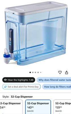 Water Filter Dispenser ZeroWater 22-Cup