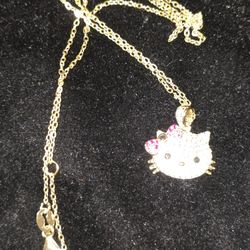 Hello Kitty Moissanite Pendant