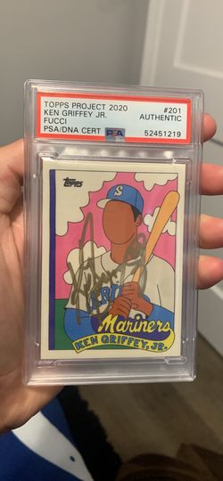 Ken Griffey Jr signed card