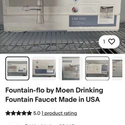 Fountain-flo by Moen Drinking Fountain Faucet Made in USA