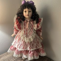 Angelina Collection Porcelain Doll 17”