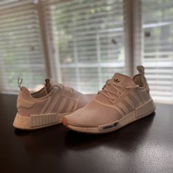 adidas NMD R1 Primeblue Mens sneaker shoes white gum // size 12