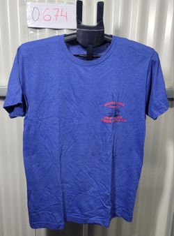 Bubba Gump Shrimp Co. Graphic T-Shirt Blue, size M (0674)