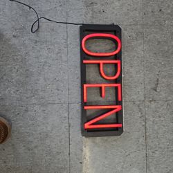 Open Sign . Nice  . Letters Can Be Added.