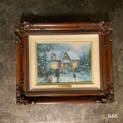Thomas Kinkade Skater’s Pond
