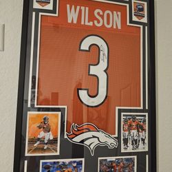 Nfl Russell Wilson Signed Jersey Broncos