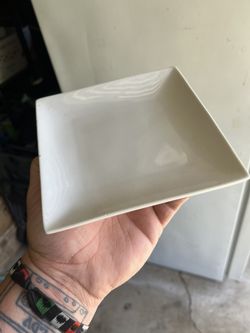 Square Bread And Butter Plates 6”