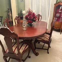 High End Dining Table And Chairs 