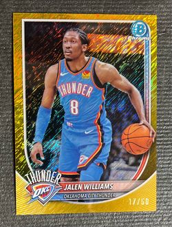 Jalen Williams Bowman Chrome Gold Refractor /50