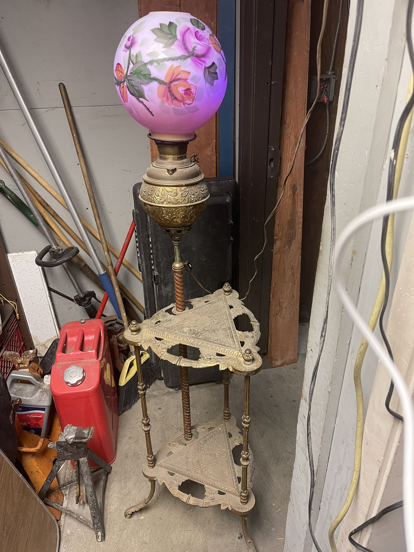 Antique Bradly & Hubert Piano Lamp