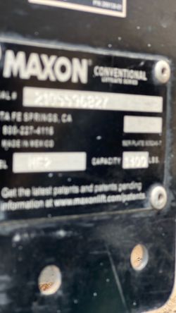 Maxon liftgate