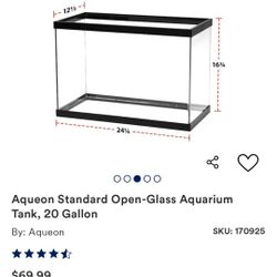 20 Gallon Aquarium 