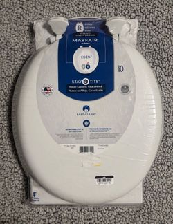 NEW! Padded soft toilet seat in white