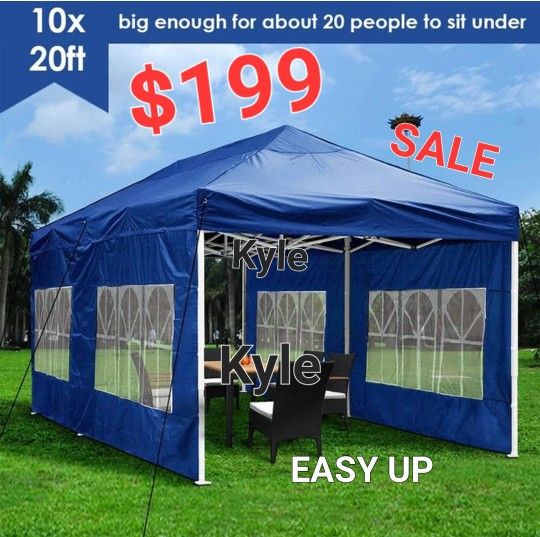 10x20 Canopy GazeboTent Party Pop Up 