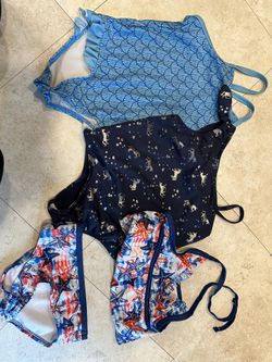 Kids Size 4 Swimsuit Lot 