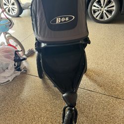 BOB Luxury Model Jogging Stroller With Upgraded Silicone Tires And BOB Accessories Included 