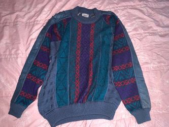 Vintage 90s Chris’s Coogi Style Colorful Knit Sweater