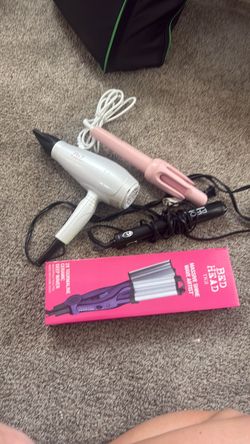 Hair Styling Tool Bundle – Dryer, Curler & Waver