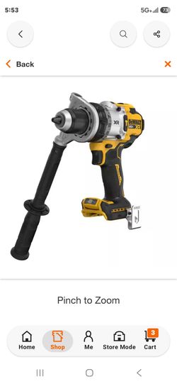 DEWALT
20V MAX XR Brushless Cordless 1/2 in. Hammer Drill (Tool Only  slightly used