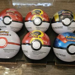 Pokemon Card Ball Tins