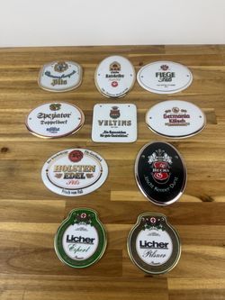 Porcelain Beer Badges
