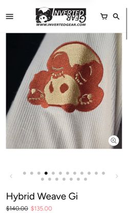Inverted Gear Hybrid Weave BJJ Gi - White I A0
