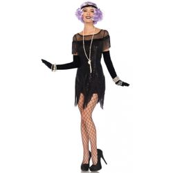 New Leg Avenue Flapper Foxtrot Flirt Sexy Costume in Size Medium