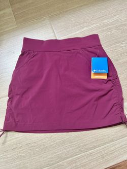 Columbia athletic/hiking skort with OMNI-SHADE sun protection fabric.