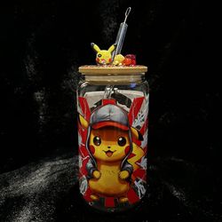 20oz glass cup Pokémon 