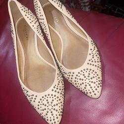 Coach Leather Studs Flat 5.5