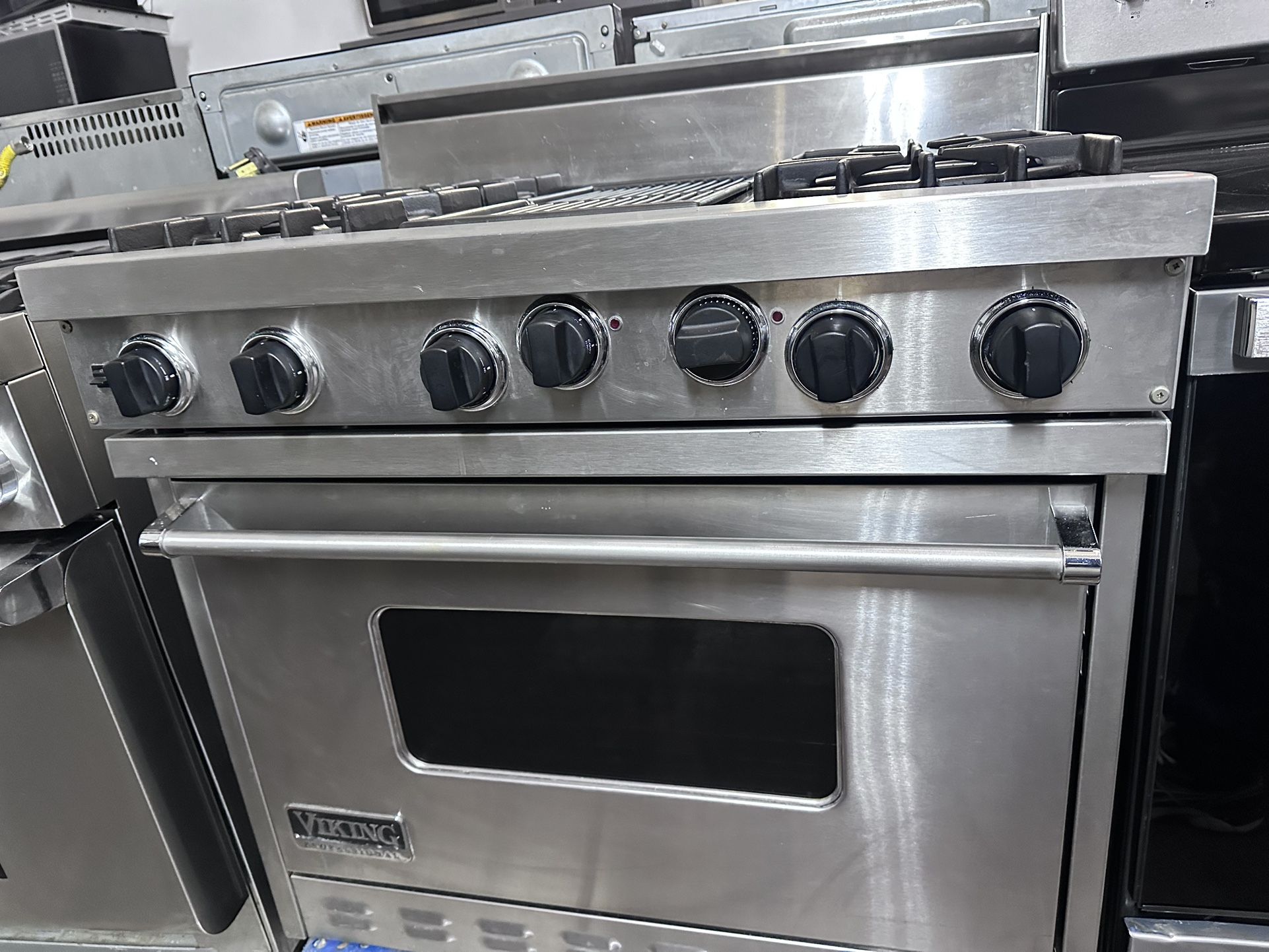 36” Viking Dual Fuel Range Stainless Steel 