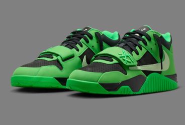 Fresh Travis Scott Jordan Jumpman Jack TR Green Spark Sneakers (NO BOX)