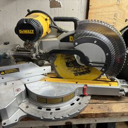  Miter Saw Dewalt 12” Dual Bevel