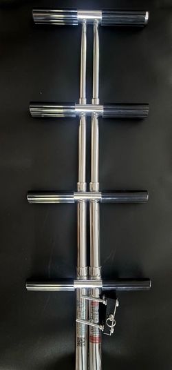 Yae Marine JIF Marine Stainless Steel Dive Ladder – 4-Step Center Post Ladder