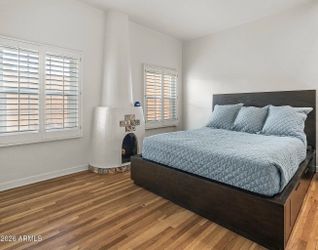 California King Wood Storage Bed + Mattress
