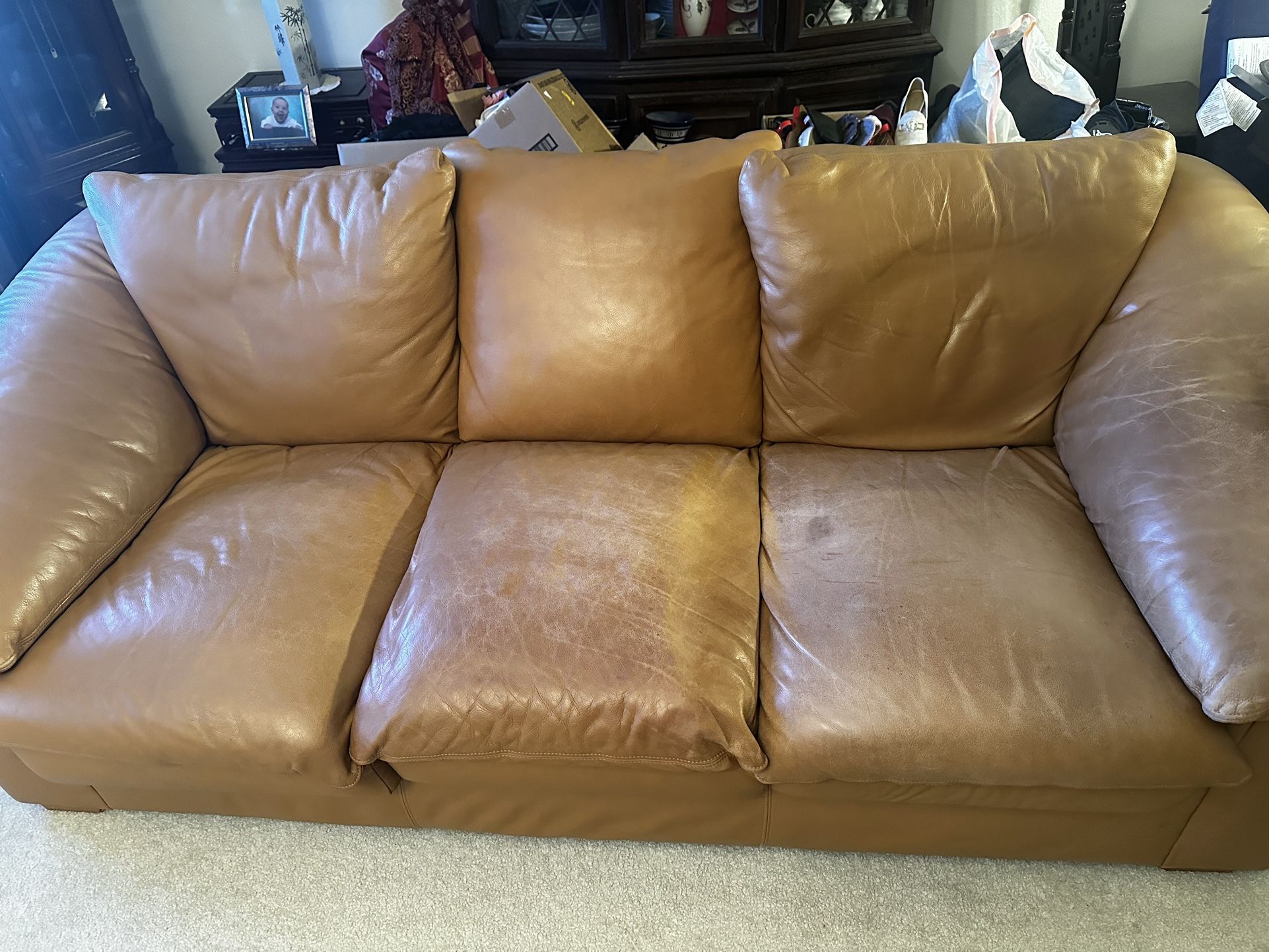 Creative leather sofa