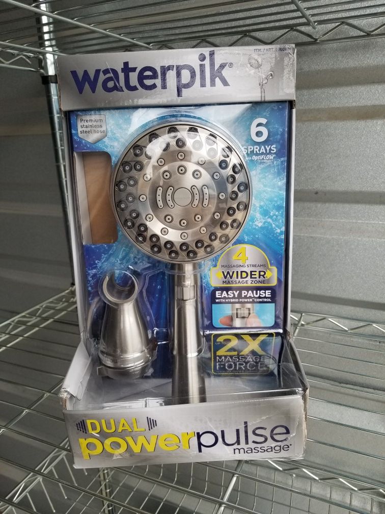 Waterpik Dual Power Pulse Massage Hand Held Shower Head for Sale in