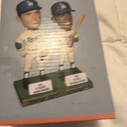 Don Drysdale & Maury Wills Dodgers Bobblehead