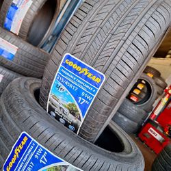SET OF BRAND NEW TIRES  GOODYEAR  ASSURANCE P215/45R17 ASK FOR ANY SIZE YOU NEED 