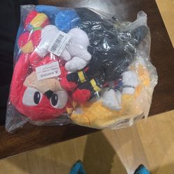 Sonic 8 Inch Plushies Set Of 4