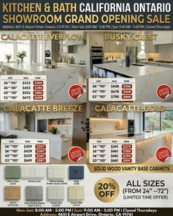 🔥 GRAND OPENING VANITY SALE – ALL PROMO VANITY BASES ON SALE! 🔥Starting From Just $106! 