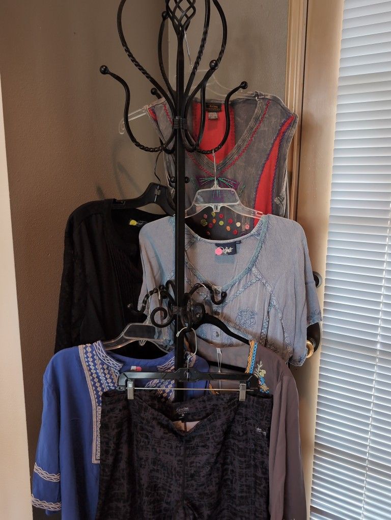 3X Dress, Legging, and Blouses